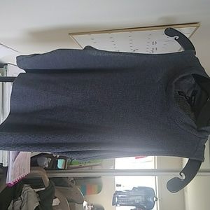 Grey crop top.